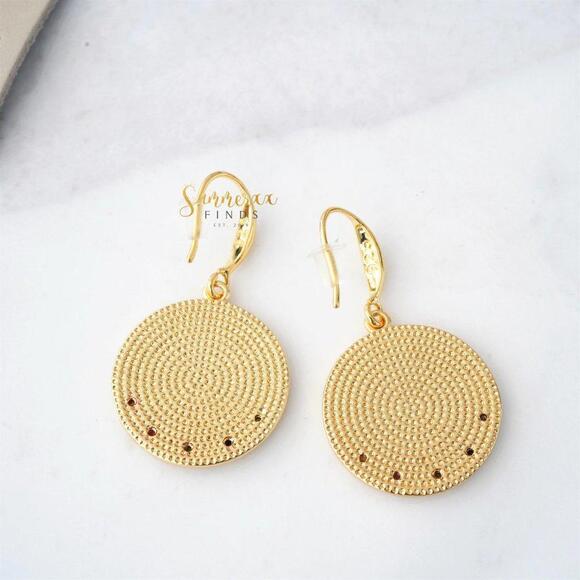 Anthropologie Evil Eye Drop Earrings - Picture 3 of 4